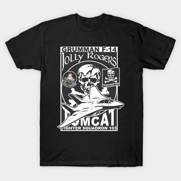 VF-103 Jolly Rogers T-Shirt by MBK